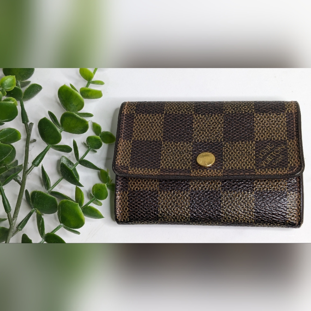 Vintage Louis Vuitton Plat Card holder wallet